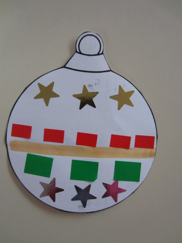 D&eacute;coration de lutins et de boules 